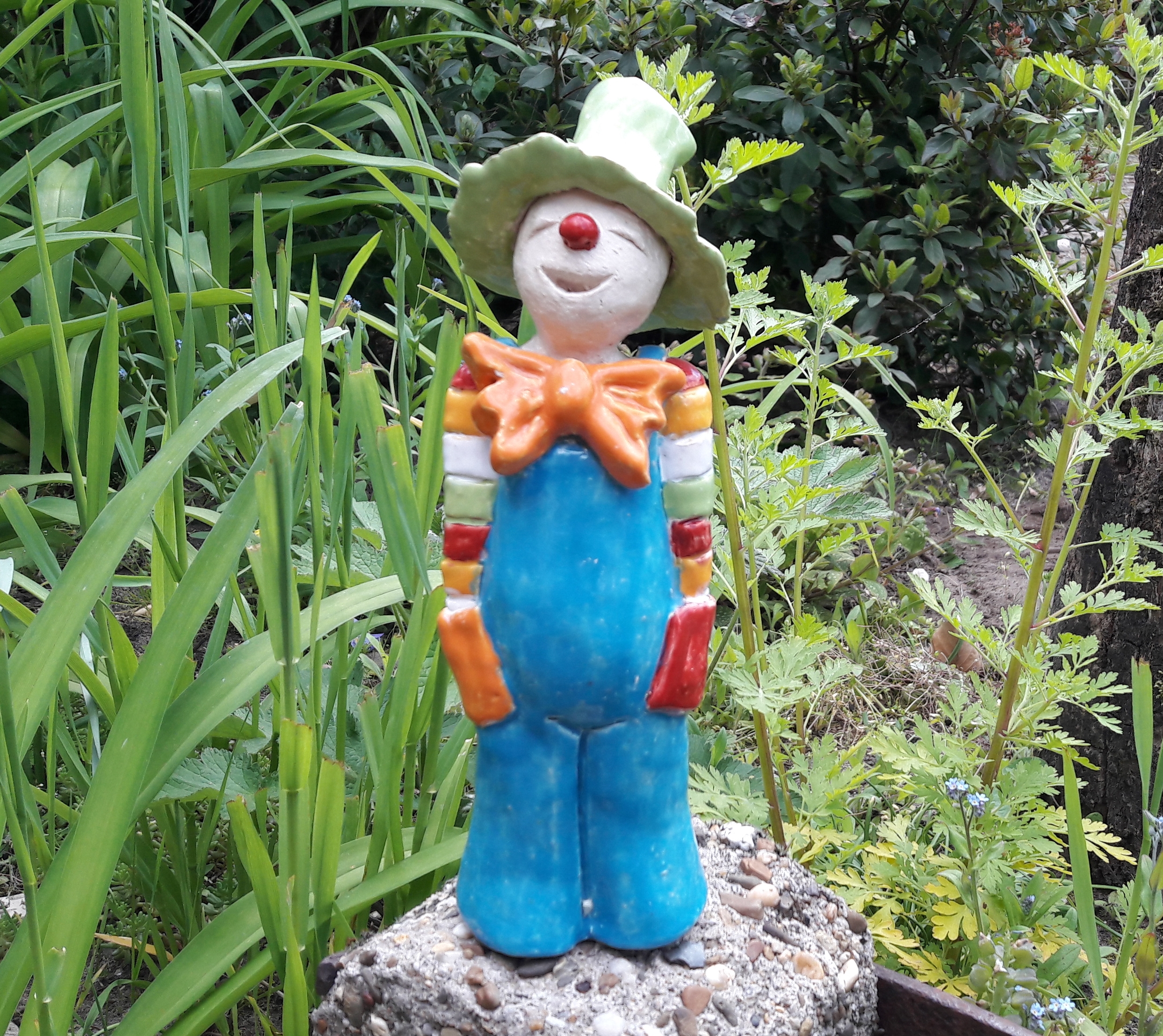 clowntje met hoed
