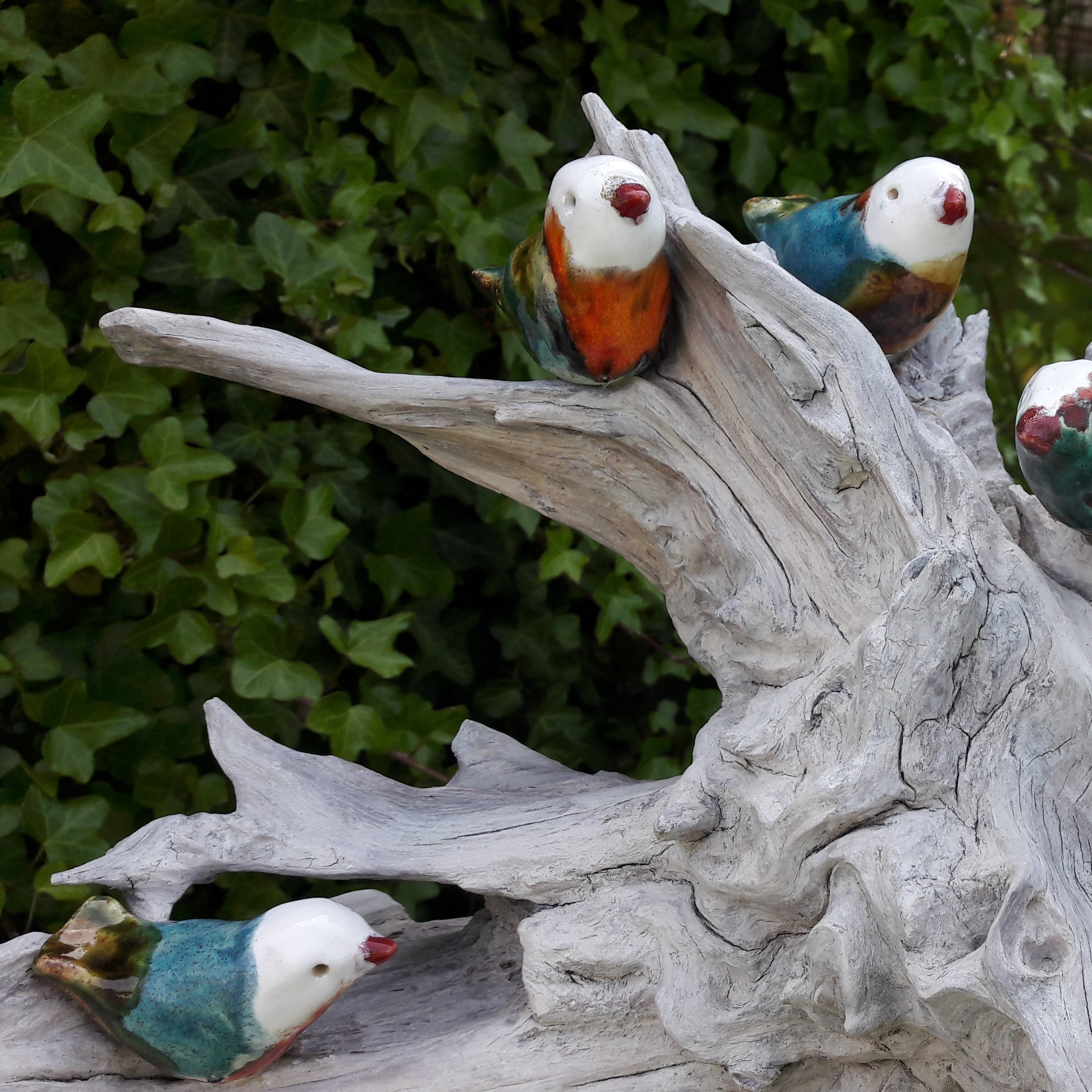 vogels op tak